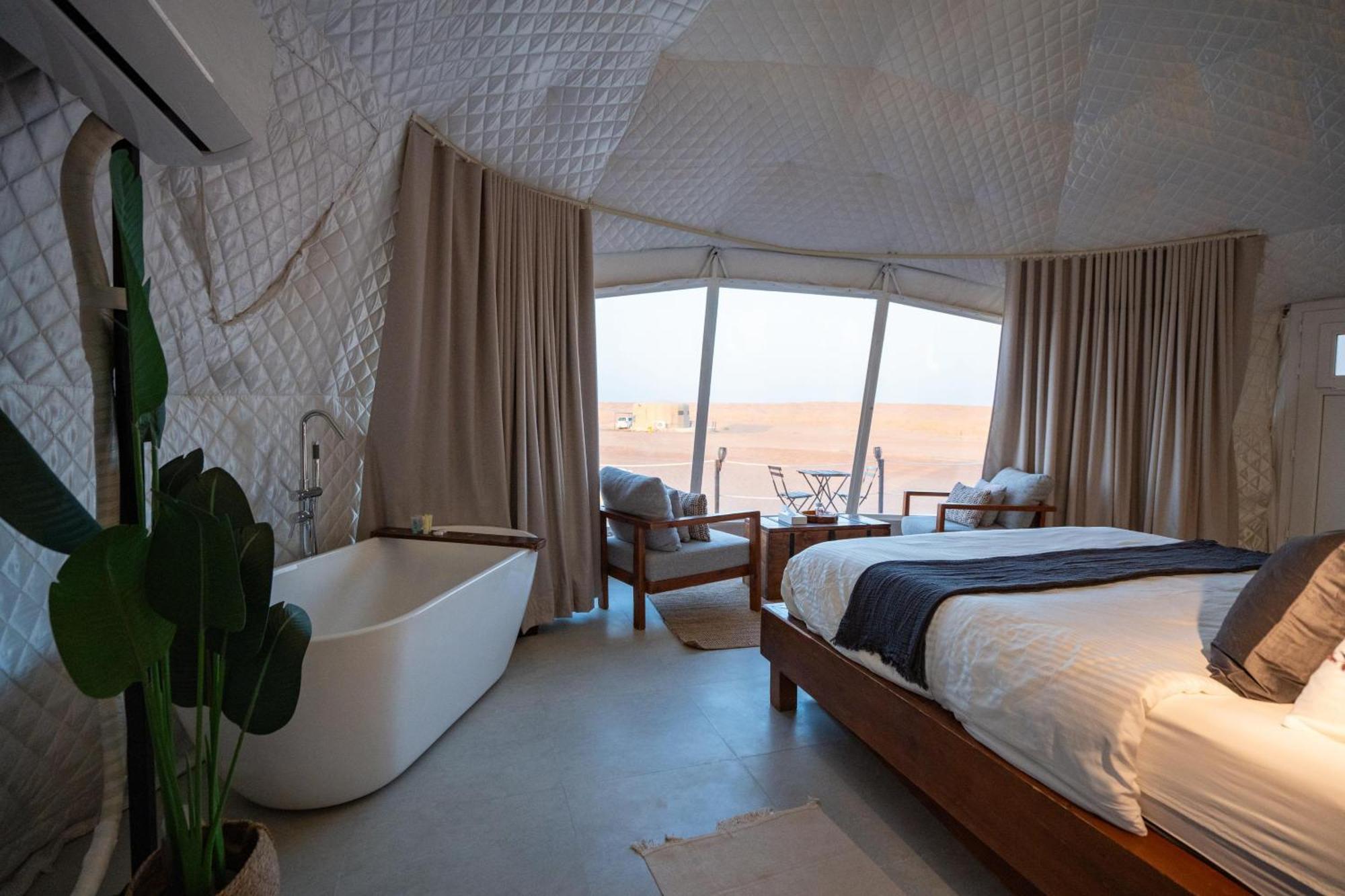 Starry Domes Desert Camp Badīyah Exterior foto