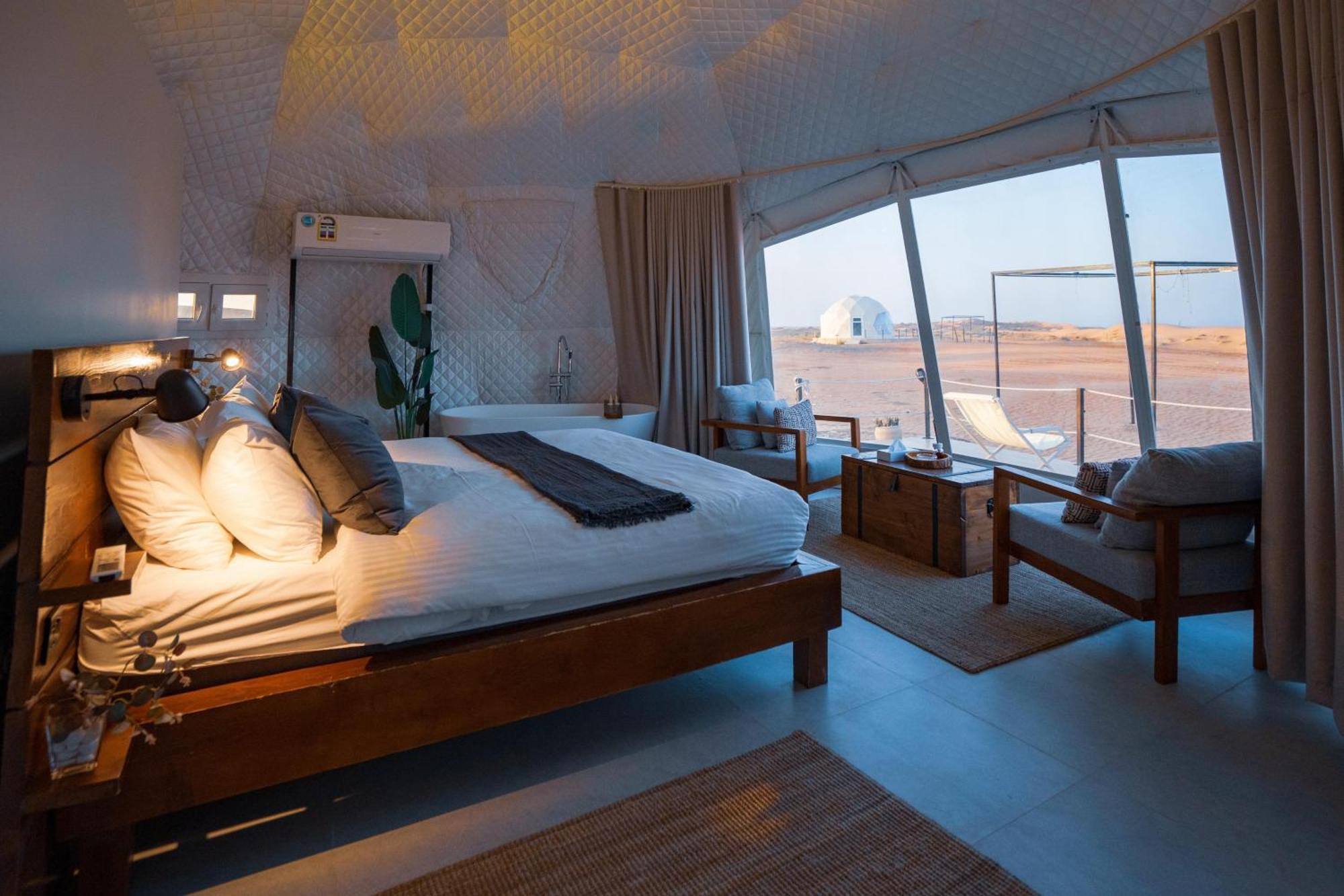 Starry Domes Desert Camp Badīyah Exterior foto
